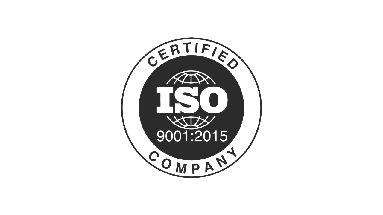 ISO 9001:2015 Certified Company